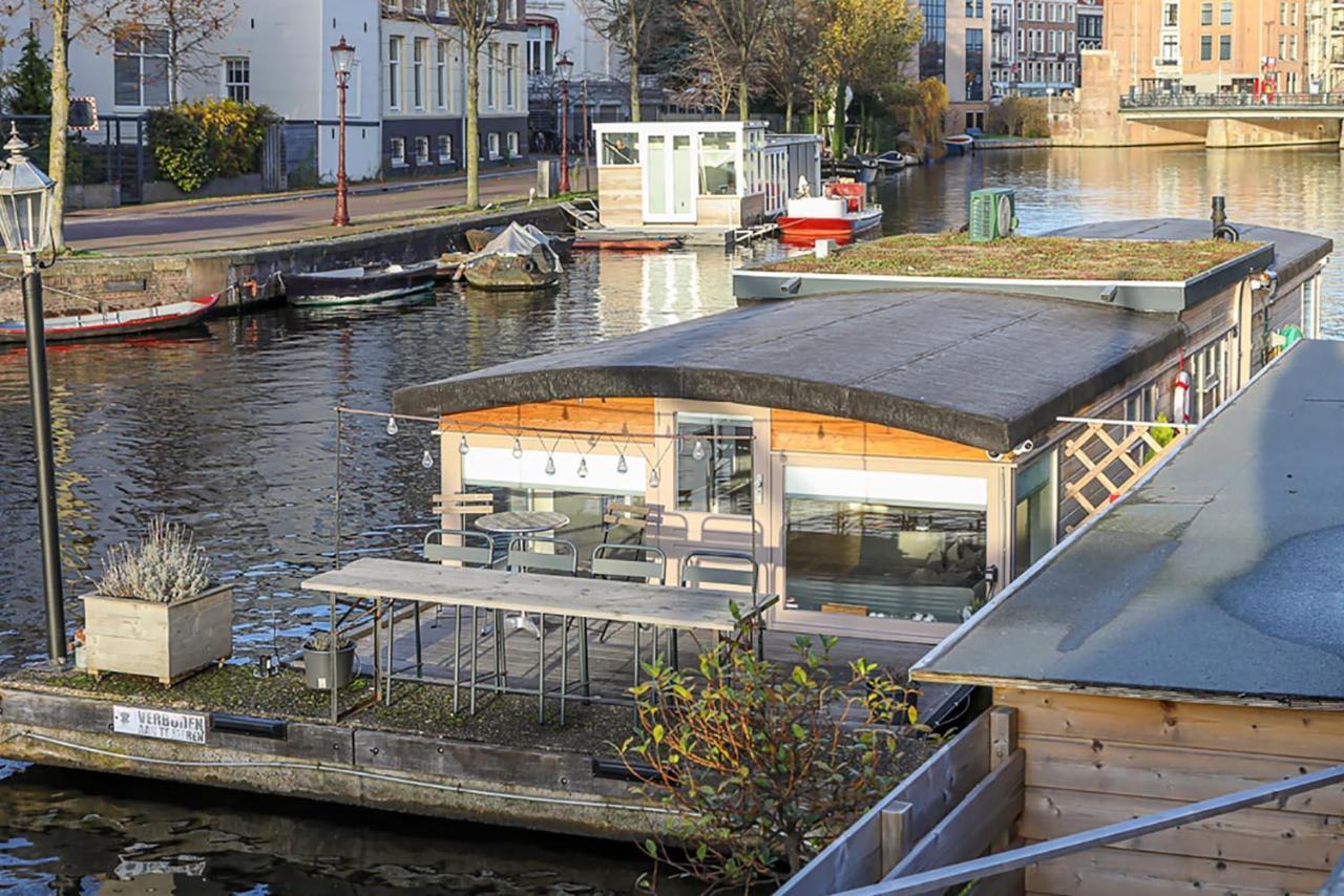 Houseboat Next To Amstel Panzió Amszterdam Kültér fotó